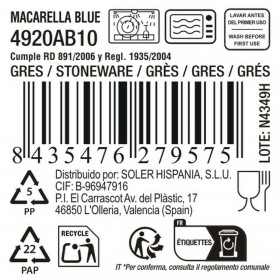Ciotola La Mediterránea Macarella blue Ø 18 cm 1,3 L (16 Unità)