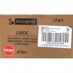 Bicchiere Arcoglass Linoc 475 ml (12 Unità)