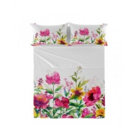 Lenzuolo Superiore HappyFriday Cassia Multicolore 180 x 270 cm