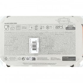 Teglia da Cucina MasterChef Rettangolare 2,2 L 27 x 18 cm (5 Unità)