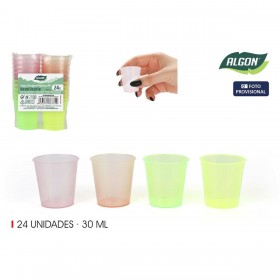 Bicchierino Algon Ø 4 cm 30 ml 24 Pezzi (24 Unità)