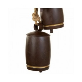 Campana Alexandra House Living Marrone Corda Ferro 12 x 81 x 20 cm