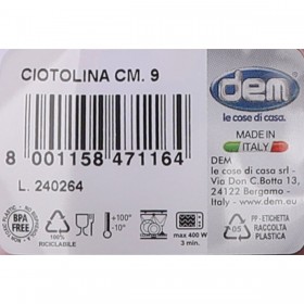 Ciotola Dem Smaty color Ø 9 x 9 x 4 cm (48 Unità)