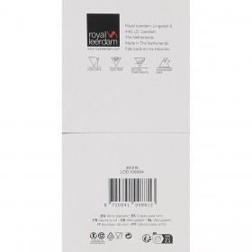 Set di calici da vino Inde Carre optics 520 ml 6 Pezzi