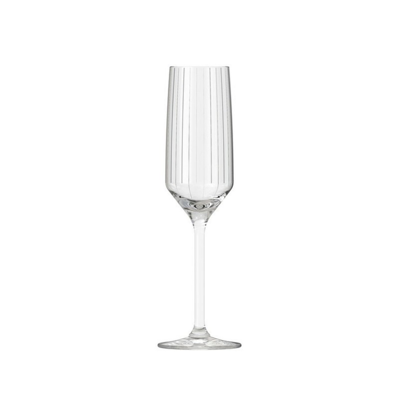 Calice da champagne Inde Carre optics 6 Pezzi