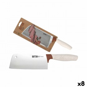 Coltello da Cucina Quttin Terra 17,5 cm (8 Unità)