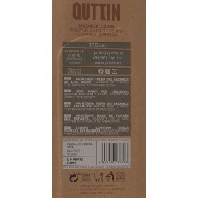 Coltello da Cucina Quttin Terra 17,5 cm (8 Unità)