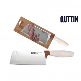 Coltello da Cucina Quttin Terra 17,5 cm (8 Unità)
