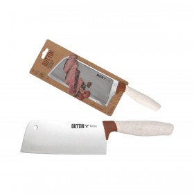 Coltello da Cucina Quttin Terra 17,5 cm (8 Unità)