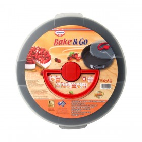 Stampo Removibile Dr. Oetker Nero Acciaio Plastica Ø 26 cm ø 26 x 6,5 cm