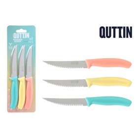 Coltello da Cucina Quttin Basic 11 cm 3 Pezzi (18 Unità)
