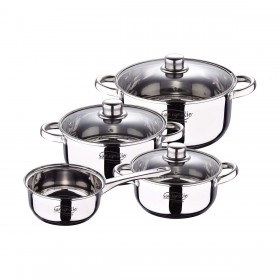 Batteria da Cucina San Ignacio Cassel SG8172 Argentato Acciaio inossidabile