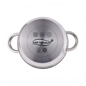 Batteria da Cucina San Ignacio Cassel SG8172 Argentato Acciaio inossidabile