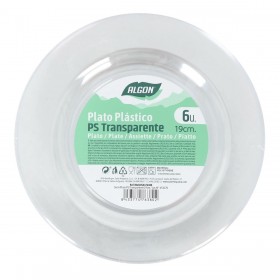 Set di piatti Algon 19 cm 6 Pezzi (24 Unità)