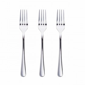 Set di Forchette da Dolce San Ignacio Natur SG7781 Acciaio inossidabile Argentato Brillante (3 Unità)
