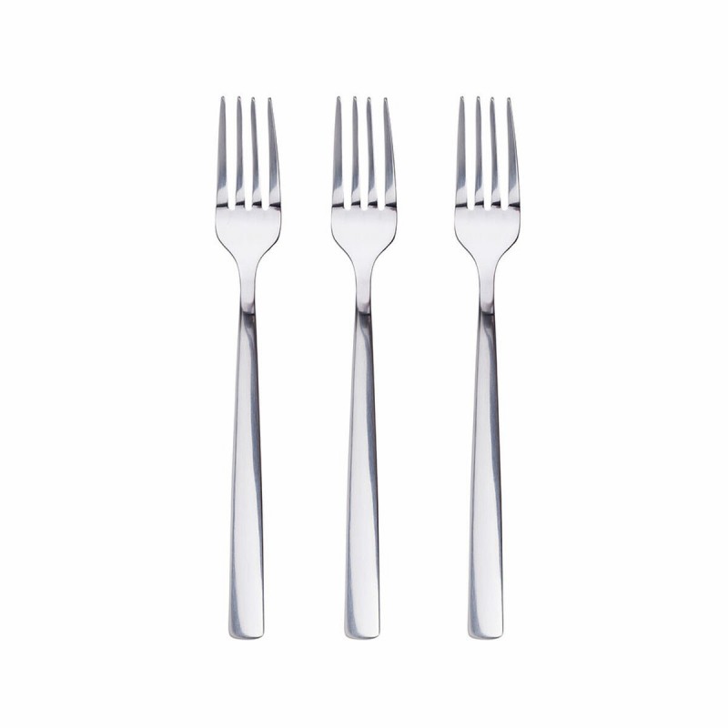 Set di Forchette da Dolce San Ignacio Earth SG7782 Acciaio inossidabile Brillante (3 Unità)