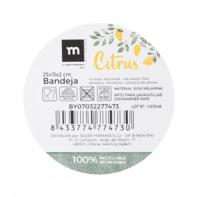 Vassoio per aperitivi La Mediterránea Limone 25 x 15 x 2 cm (12 Unità)