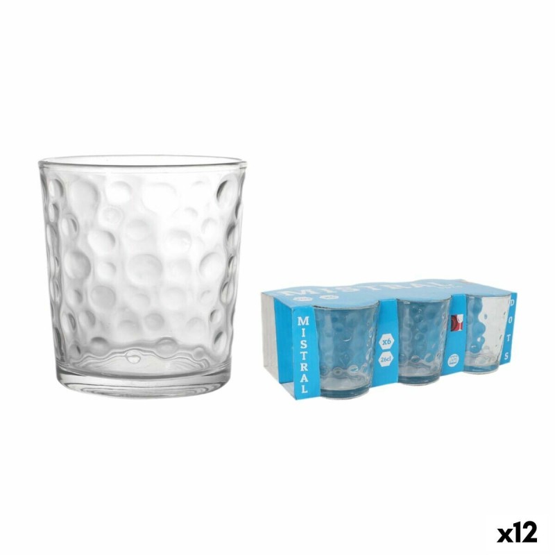 Set di Bicchieri La Mediterránea Mistral dots 6 Pezzi (12 Unità)