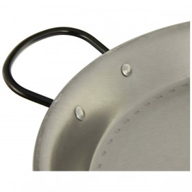 Padella Vaello Tradizionale Acciaio Lucidato 4 persone (Ø 30 cm)
