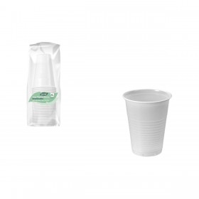 Set di Bicchieri Algon Bianco 220 ml 25 Pezzi (24 Unità)