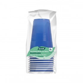 Set di Bicchieri Algon Azzurro 450 ml 10 Pezzi (18 Unità)