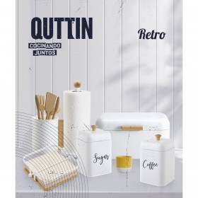 Portatovagliolo Quttin Metallo 22 x 22 x 6 cm (6 Unità)