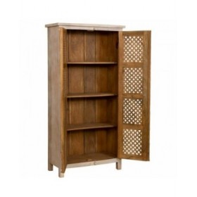 Armadio Alexandra House Living Bianco Legno di mango 40 x 180 x 90 cm
