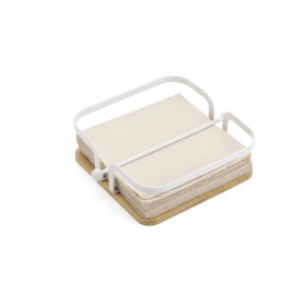 Portatovagliolo Quttin Metallo 22 x 22 x 6 cm (6 Unità)