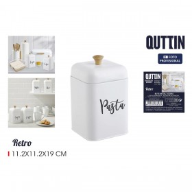 Barattolo in Metallo Quttin PASTA (12 Unità)
