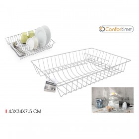 Scolapiatti da Lavandino Confortime 43 x 34 x 7,5 cm (12 Unità)