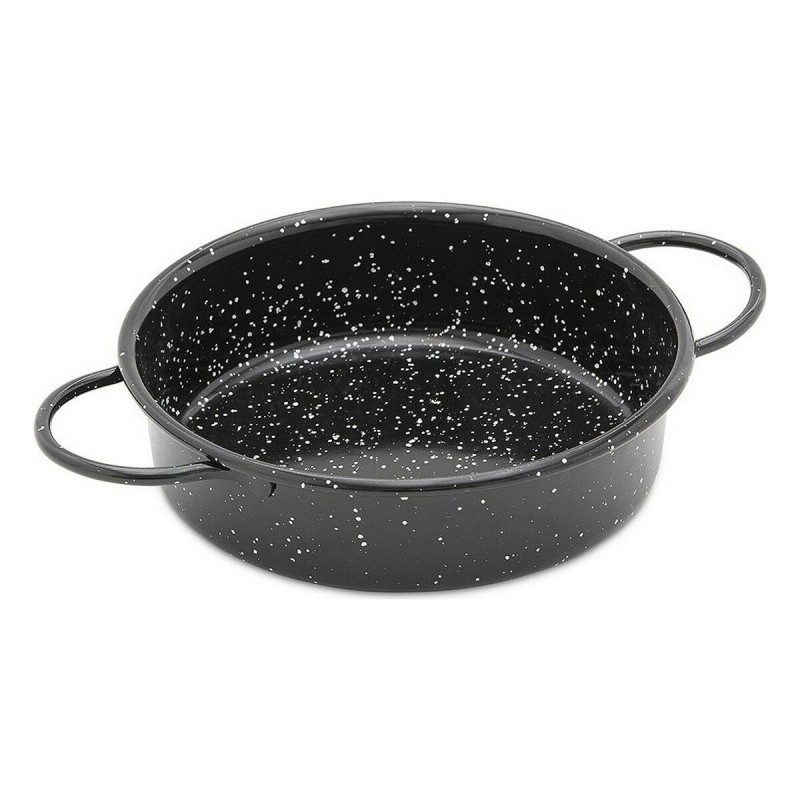 Teglia Vaello Metallo smaltato Ø 16 cm Con manici