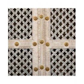 Armadio Alexandra House Living Bianco Legno di mango 40 x 180 x 90 cm