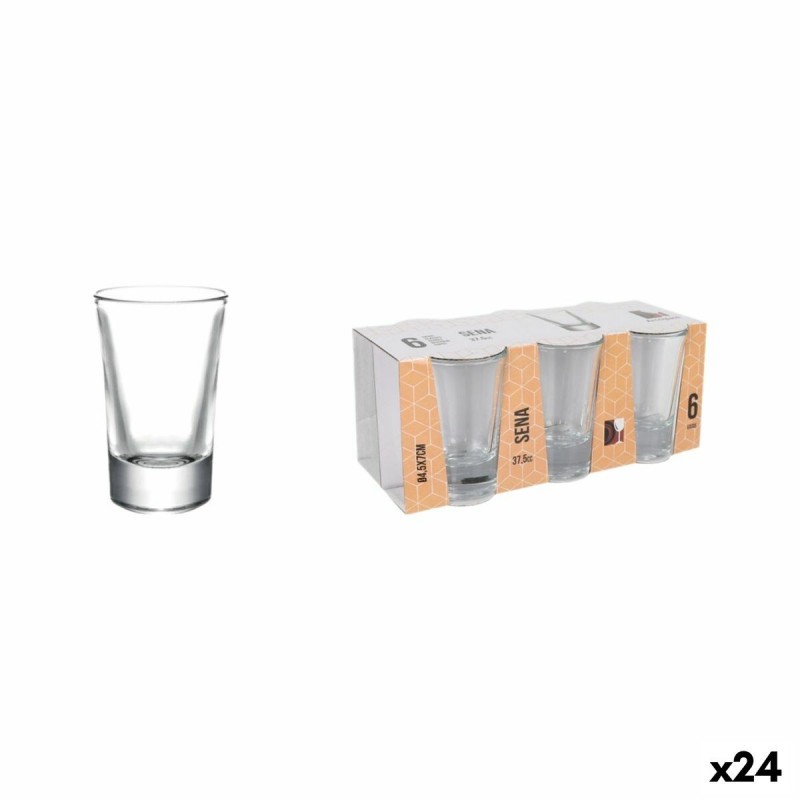 Set di Bicchierini da Chicchetto La Mediterránea Sena 6 Pezzi (24 Unità)