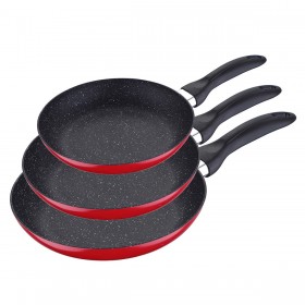 Set di padelle San Ignacio Rosso Alluminio