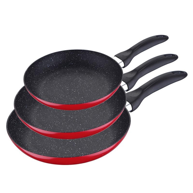 Set di padelle San Ignacio Rosso Alluminio
