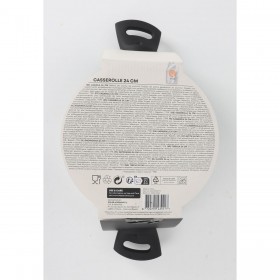 Casseruola con coperchio MasterChef 24 cm (4 Unità)