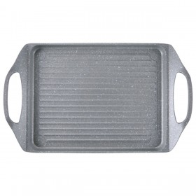 Griglia San Ignacio Lava Alluminio 45 x 27 cm Grigio