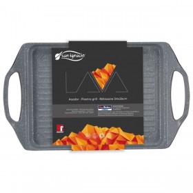 Griglia San Ignacio Lava Alluminio 45 x 27 cm Grigio