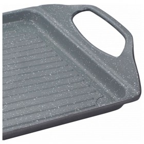 Griglia San Ignacio Lava Alluminio 45 x 27 cm Grigio
