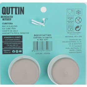 Formina per Cubetti di Ghiaccio Quttin 36 x 13 x 3,5 cm (18 Unità)