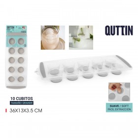 Formina per Cubetti di Ghiaccio Quttin 36 x 13 x 3,5 cm (18 Unità)