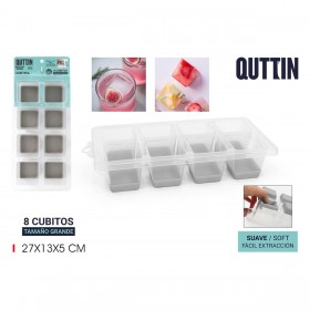 Formina per Cubetti di Ghiaccio Quttin 27 x 13 x 5 cm (18 Unità)