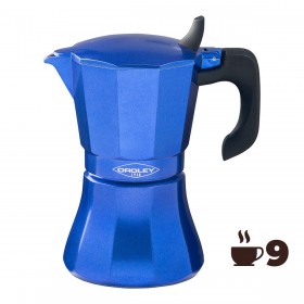 Caffettiera Italiana Oroley Petra Azzurro Alluminio 9 Tazze