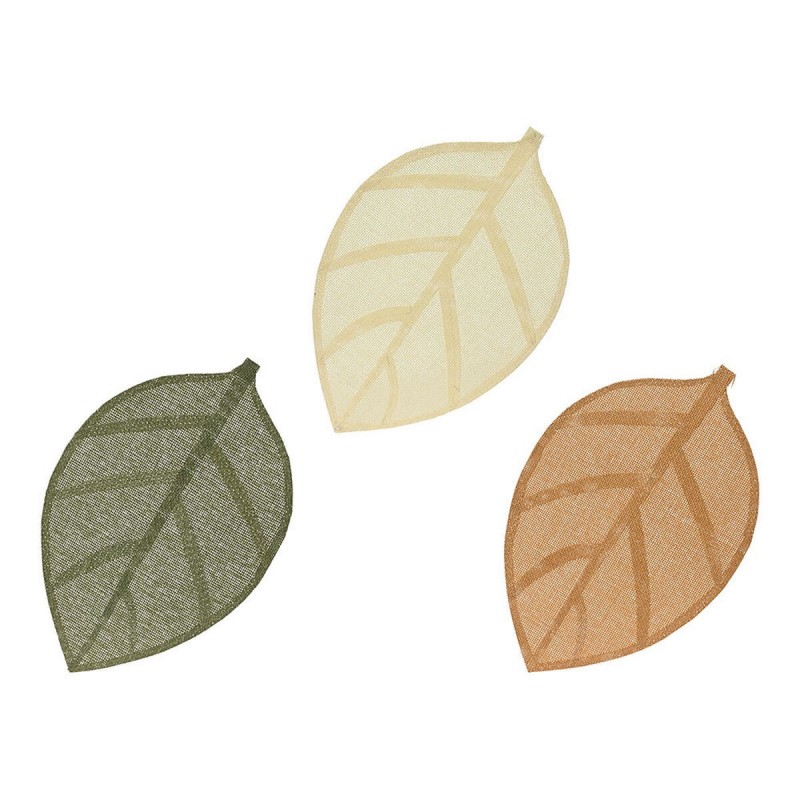 Sottopentola EDM Fibra naturale 30 x 46,5 cm Foglia della pianta