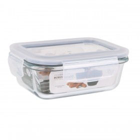 Porta pranzo Ermetico Santa Clara Trasparente Rettangolare 375 ml (12 Unità)