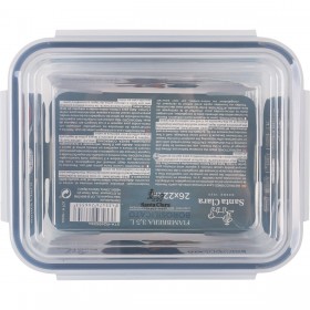 Porta pranzo Ermetico Santa Clara Trasparente Rettangolare 3,5 L (3 Unità)