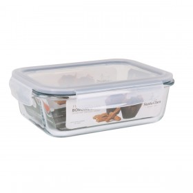 Porta pranzo Ermetico Santa Clara Trasparente Rettangolare 1,5 L (6 Unità)
