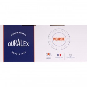 Servizio di Piatti Duralex Picardie Trasparente 12 Pezzi (2 Unità)