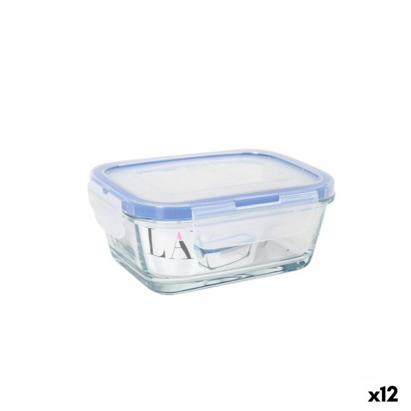 Porta pranzo Ermetico LAV Grigio Trasparente 0,4 l (12 Unità)