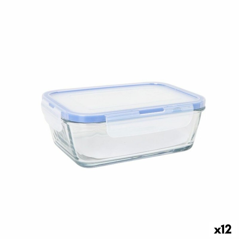 Porta pranzo Ermetico LAV Grigio Trasparente 0,8 L (12 Unità)